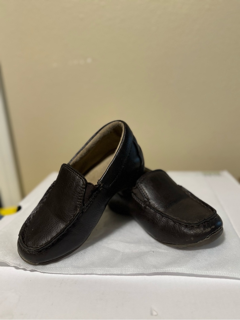 Place Toddler Dark Brown Slip-On Dress Loafers